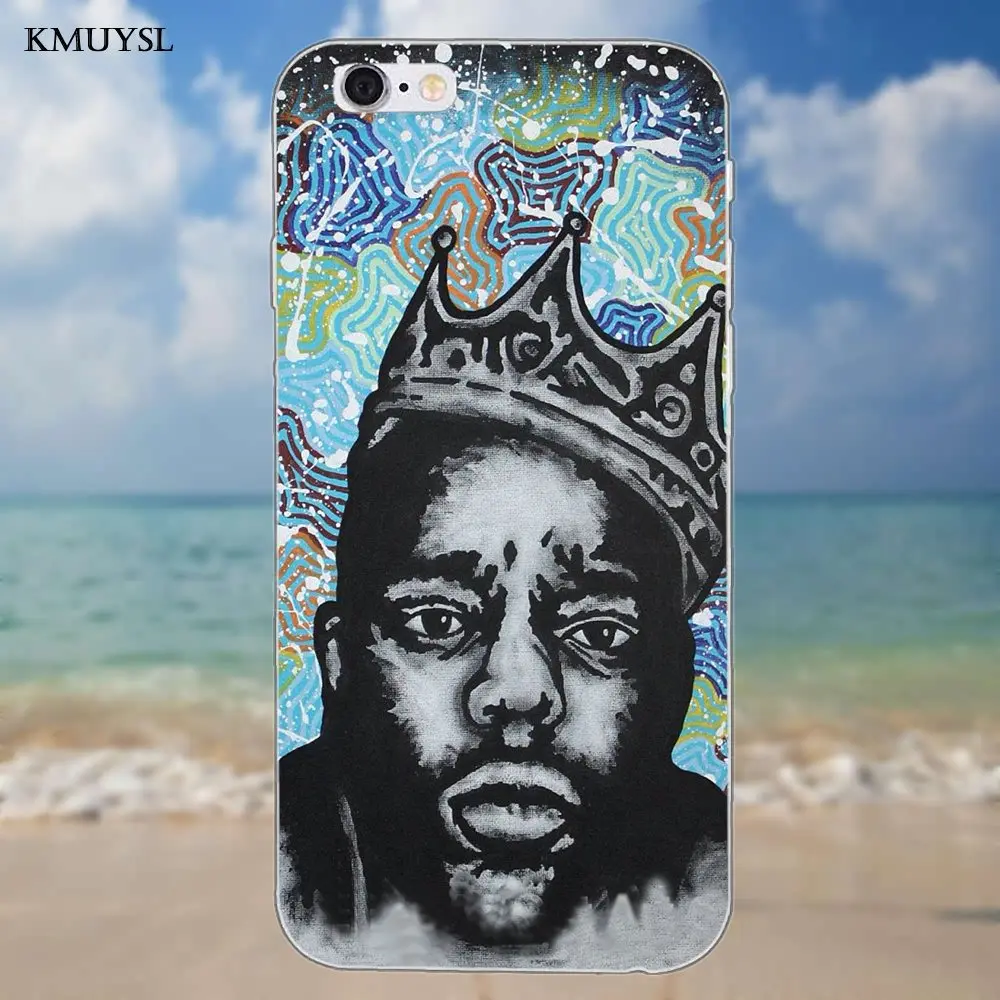 as picture Biggie Smalls B. i. g. Рэп хип хоп Легенда для iPhone X 4 4s 5 5C SE 6 6 S 7 8 Plus Galaxy S5 S6 S7 S8 большое ядро II Prime Alpha - Цвет: as picture