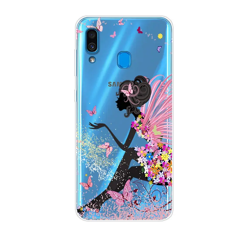 Чехол для Samsung Galaxy A20 силиконовый мягкий чехол из ТПУ телефона A205F A205 A 20 Φ A50 A30 A40 A70 |