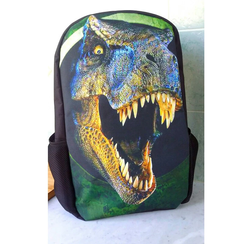 Повседневный Рюкзак с дельфином для девочек 3D принтом акулы Детские рюкзаки