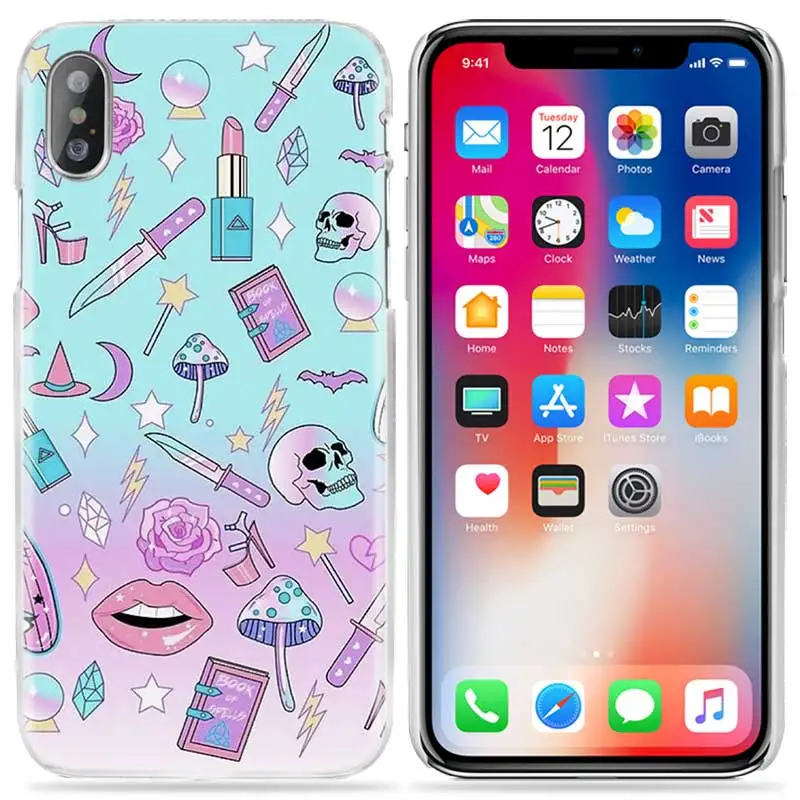 03 Чехол для iPhone XS Max XR X 10 7S 8 6 6S Plus 5S SE 5 4S 4 5C 11 Прозрачный жесткий пластиковый чехол для телефона - Цвет: 03