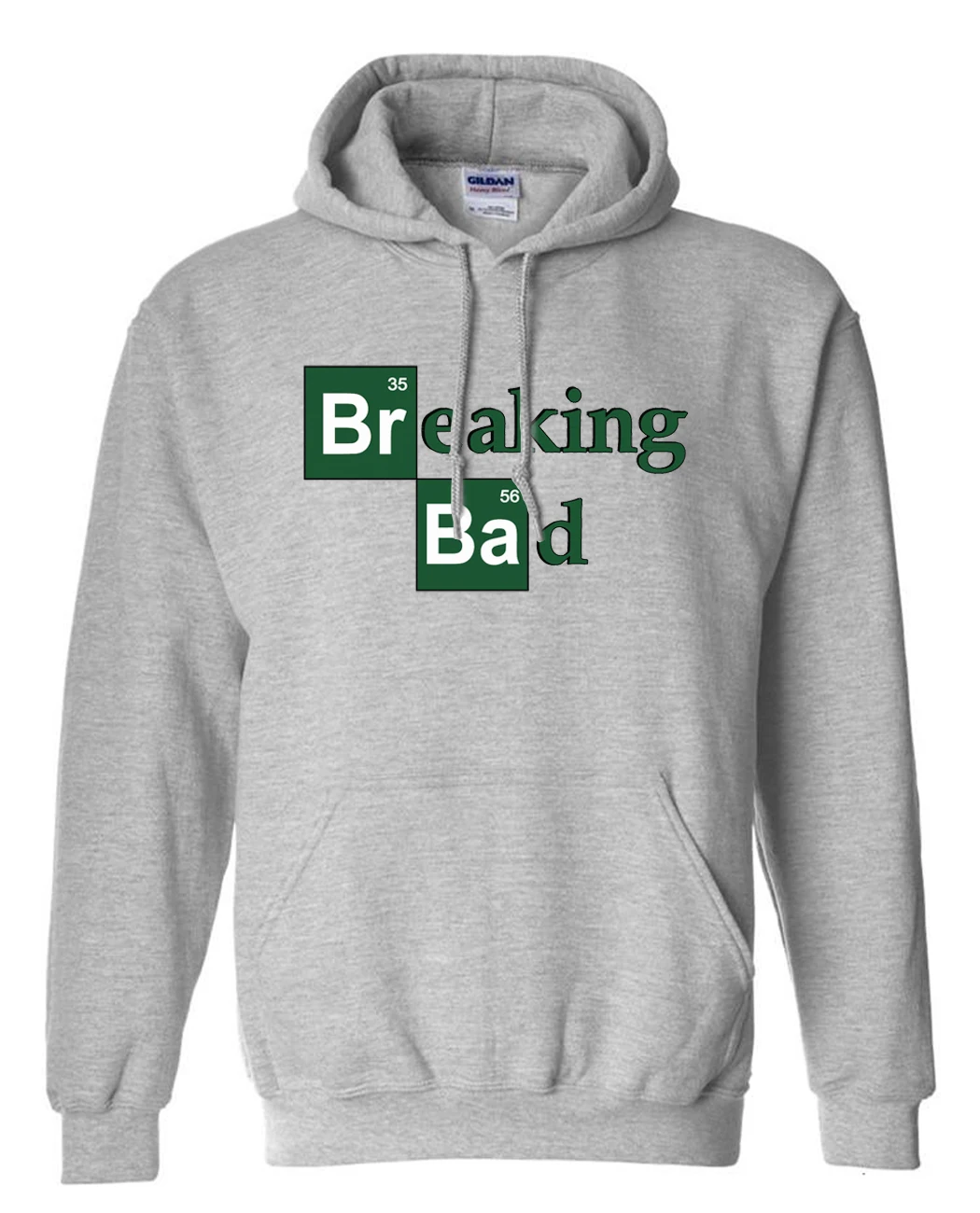 Топ для бодибилдинга, Мужская толстовка, модная новинка, осень, BREAKING BAD, новинка, высокое качество, хлопок, длинный рукав, с капюшоном, Мужская Уличная одежда - Цвет: grey