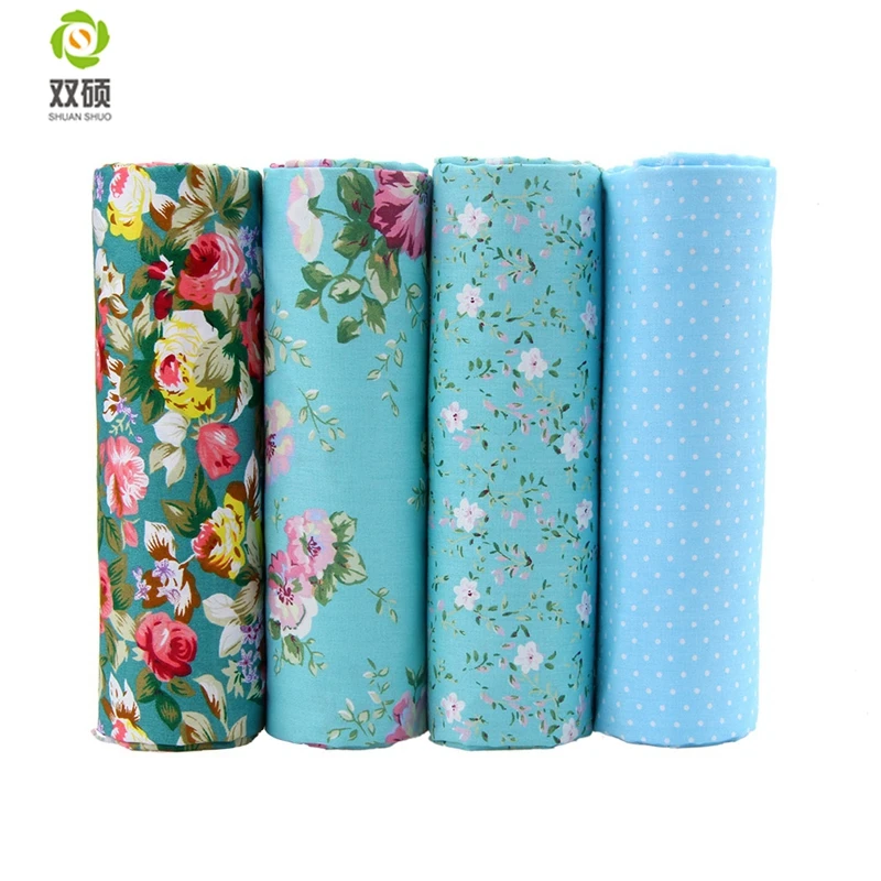 4 шт./партия хлопковая ткань для куклы 40 х50 см