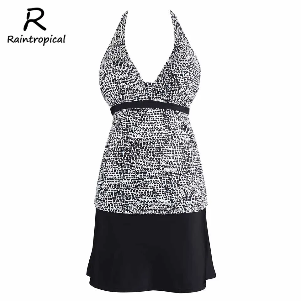 Купальник танкини rainтропический большого размера купальник на бретельках