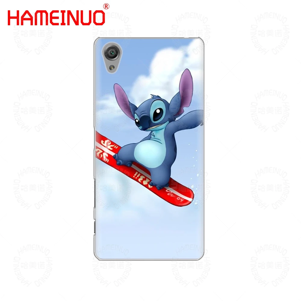 HAMEINUO Забавный Милый Ститч мультфильм чехол для телефона для sony xperia C6 XA1 XA2 XA ULTRA X XP L1 L2 X XZ1 compact XR/XZ PREMIUM - Цвет: 80670