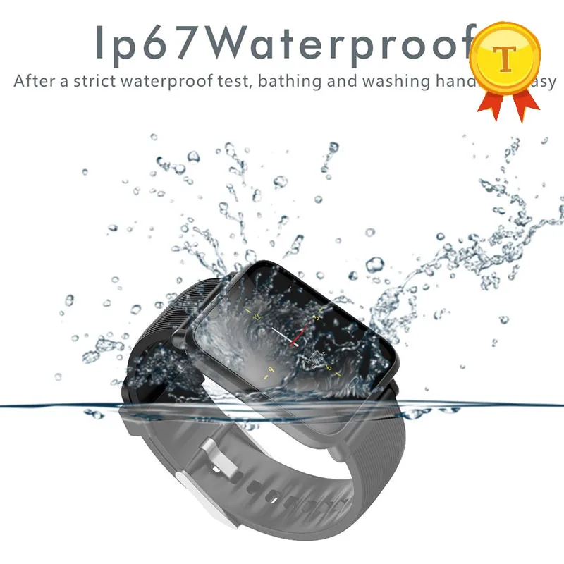 2018 цветной большой экран водонепроницаемый Женский Смарт-Браслет фитнес-трекер