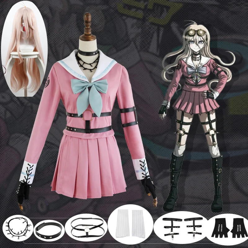 

2019 Новинка! Униформа кролика ирума Миу из «Danganronpa V3: Killing Harmony», костюмы для косплея на Хэллоуин, Рождество, аниме, бесплатная доставка