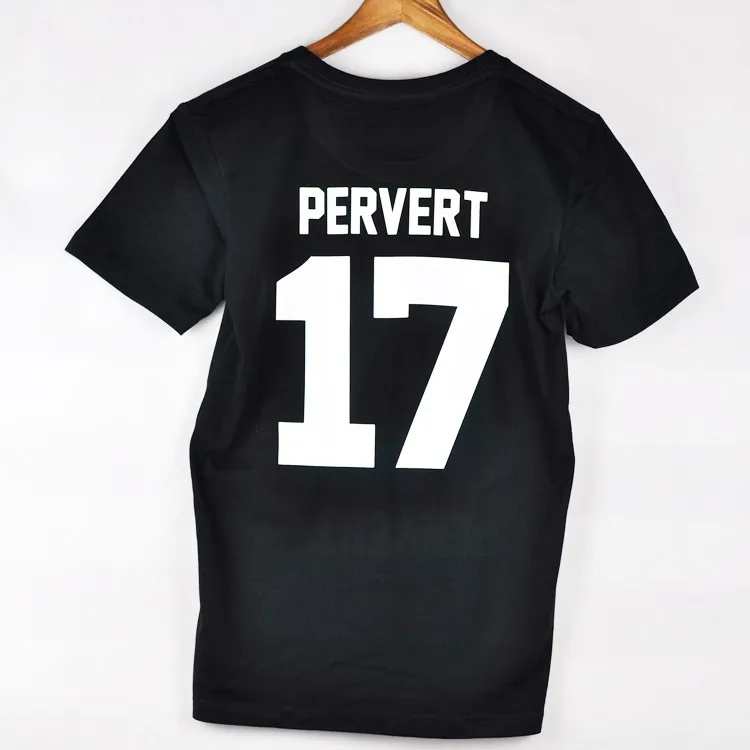 

Женская одежда, футболки Pervert 17, рубашка с принтом, популярные индивидуальные футболки с коротким рукавом, 100% хлопок