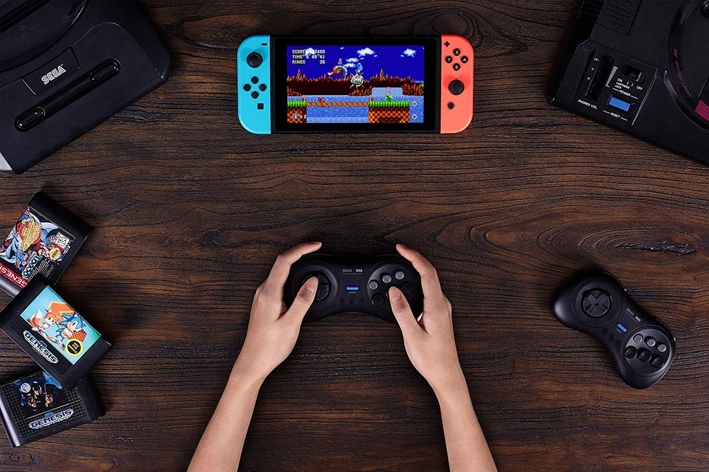 8BitDo M30 Bluetooth геймпад для sega Genesis Mega Drive Стиль для nintendo Switch Windows Android macOS пара