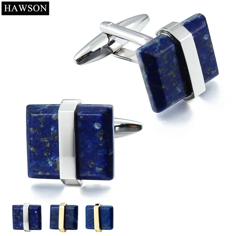 Запонки мужские с натуральным камнем 3 цвета|shirt cuff links|cuff linksstone cufflinks |