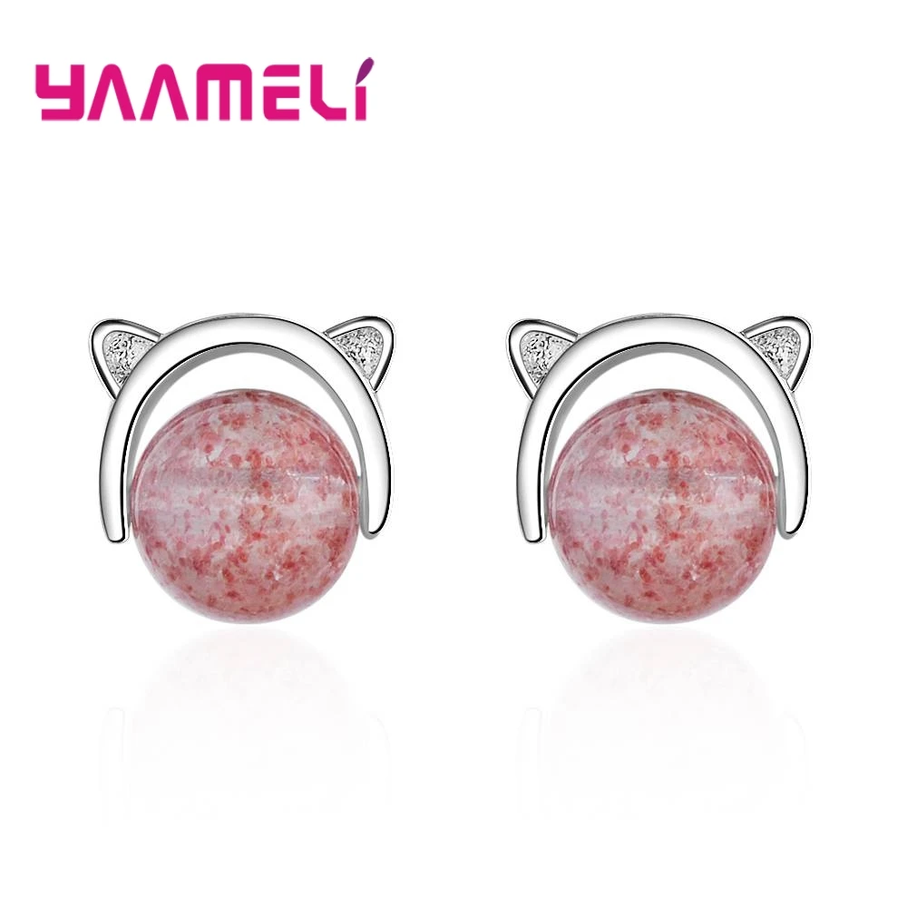 

Factory price Genuine 925 Sterling Silver Exquisite Stud Earrings Hard Cubic Zirconia Crystal For Women Female Jewelry