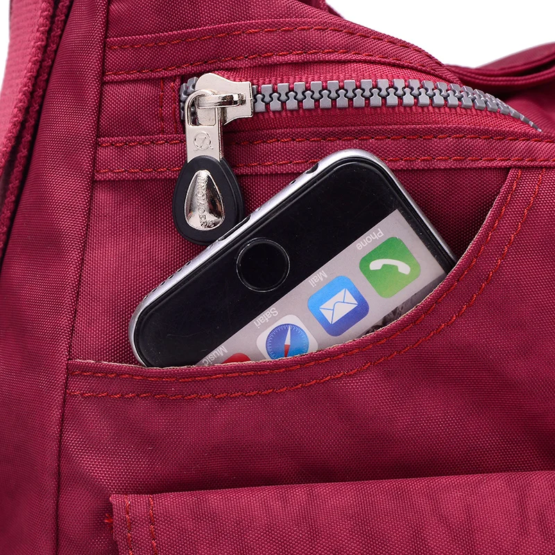 2021 новые винтажные женские сумки через плечо водонепроницаемая нейлоновая сумка