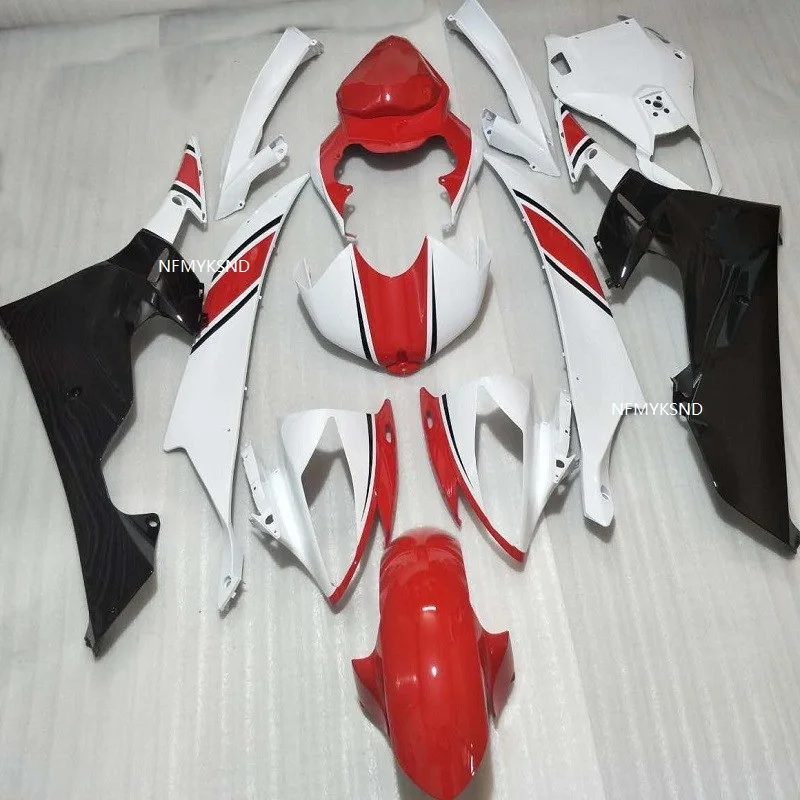 

YZFR6 2006 2007 High quality injection molding fairing kit for Yamaha YZF R6 06 07 white red black motorcycle fairings set