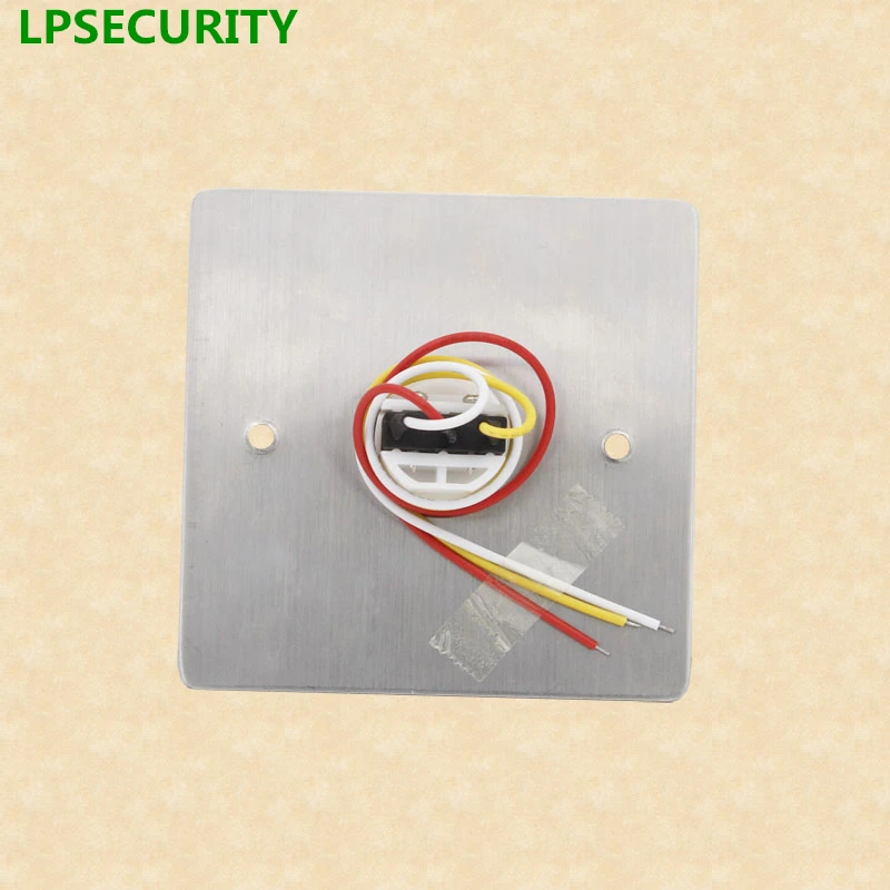LPSECURITY NO NC светодиодная подсветка из нержавеющей стали кнопка выхода