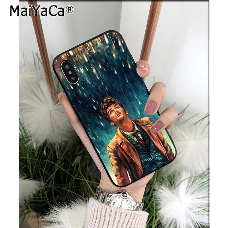 MaiYaCa Doctor who Art Tardis Box TPU Мягкий силиконовый чехол для телефона Apple iPhone 8 7 6 6S Plus X XS MAX 5 5S