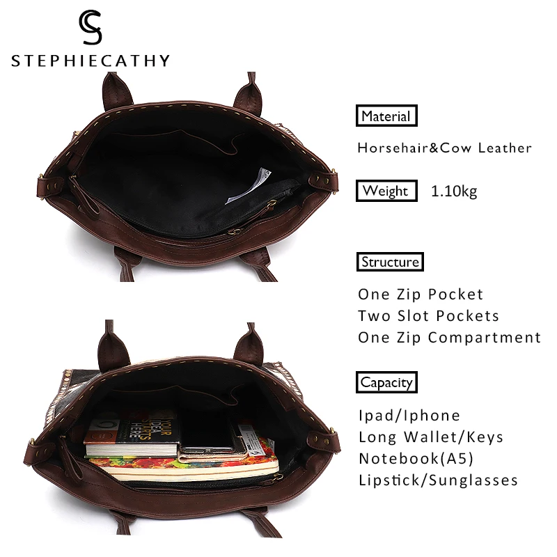 SC женские лошадиные волосы натуральный мех кожа плечо и сумки для девочек