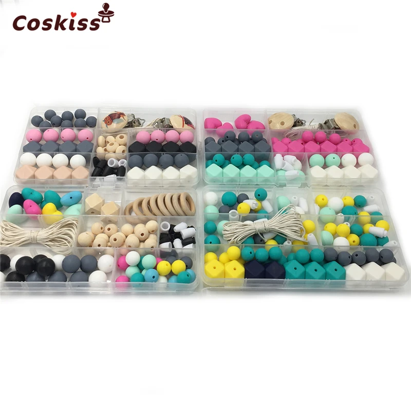 4 коробки Детские Прорезыватели для зубов деревянная модель зажим