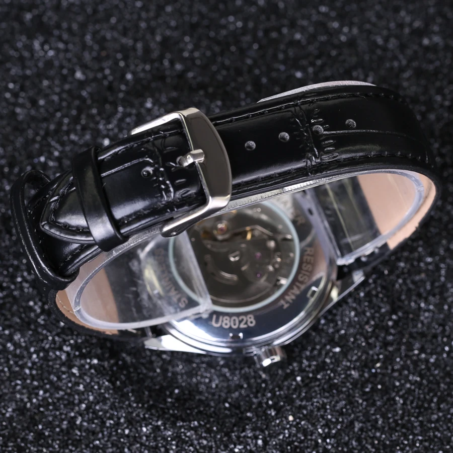 Часы наручные Winner Мужские механические брендовые Роскошные автоматические с