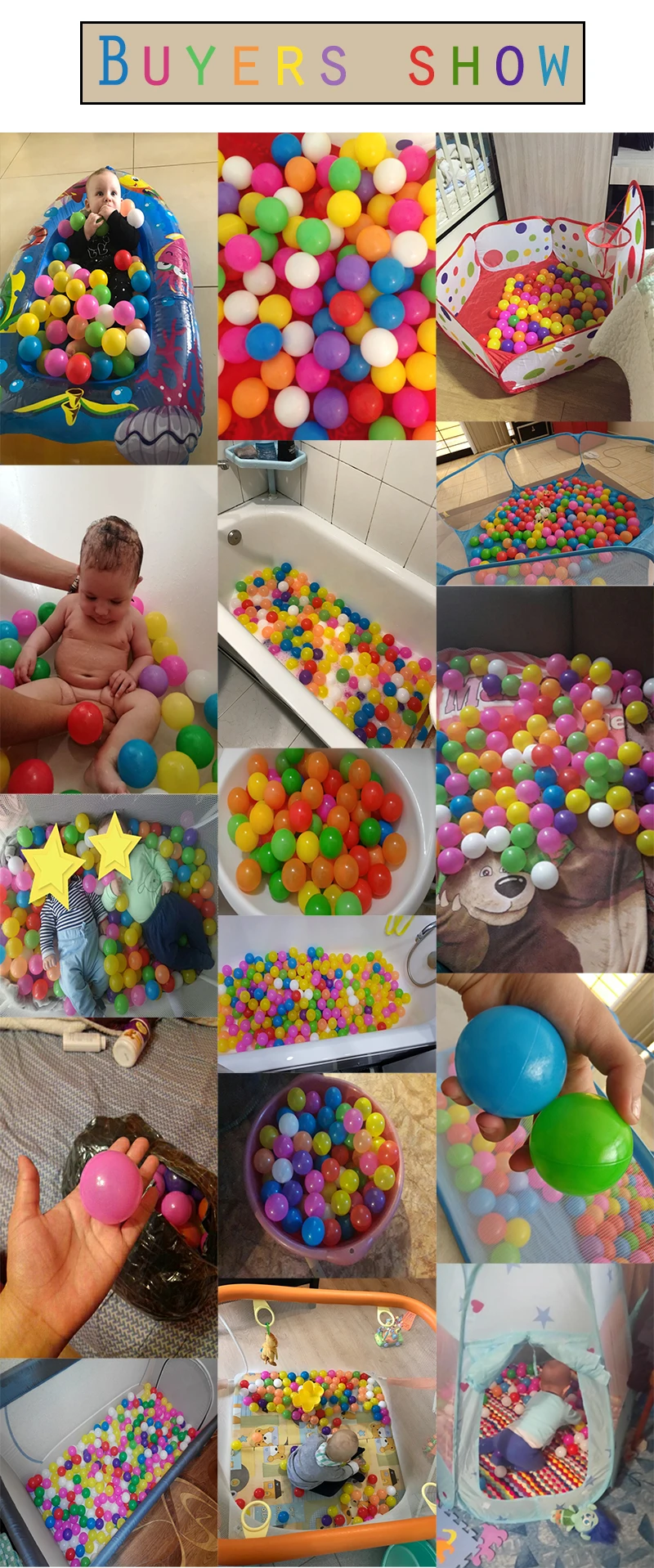 Шарики для бассейна Детские Playpen400pc оптом яма шары цветные пластиковые ограждения для детей забор