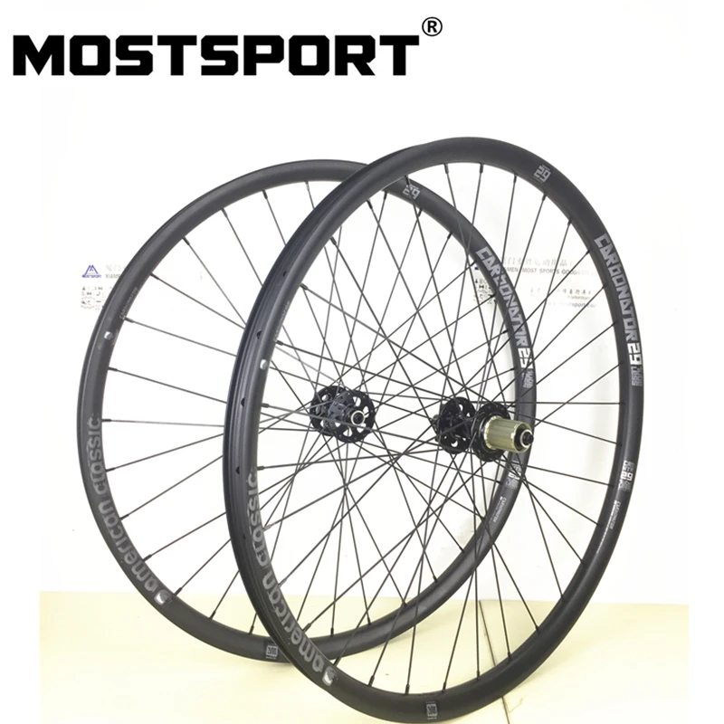 Американские классические 29er MTB Углеродные колеса с Fastace втулкой спицами QR или