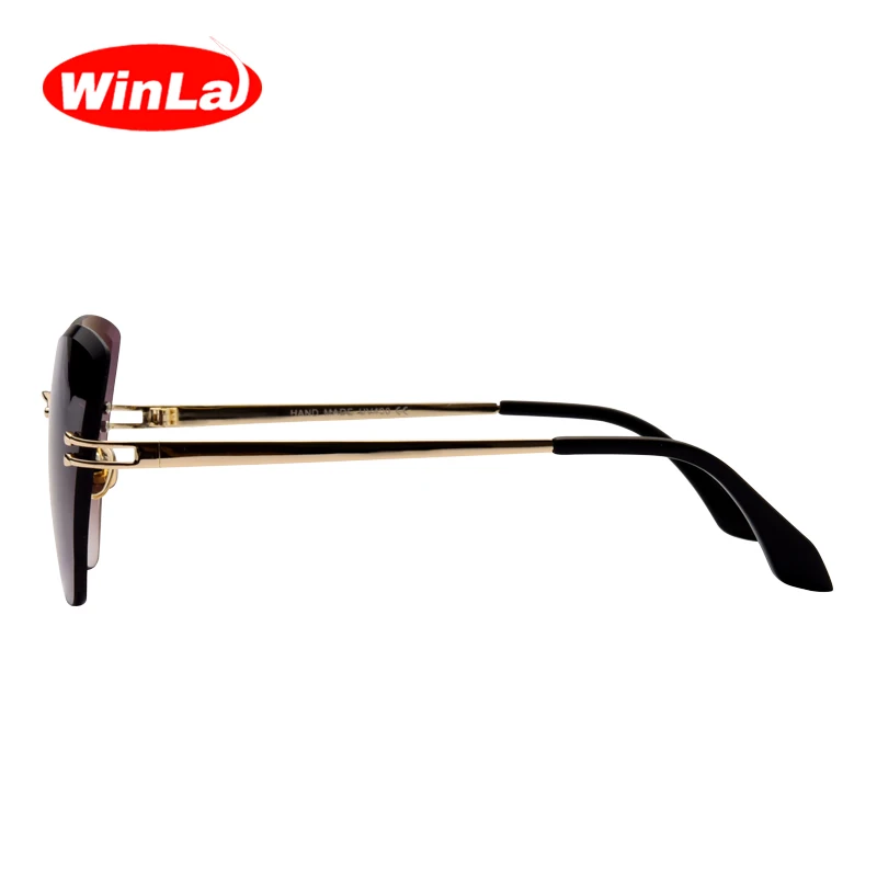Winla модные дизайнерские женские солнцезащитные очки кошачий глаз винтажные для