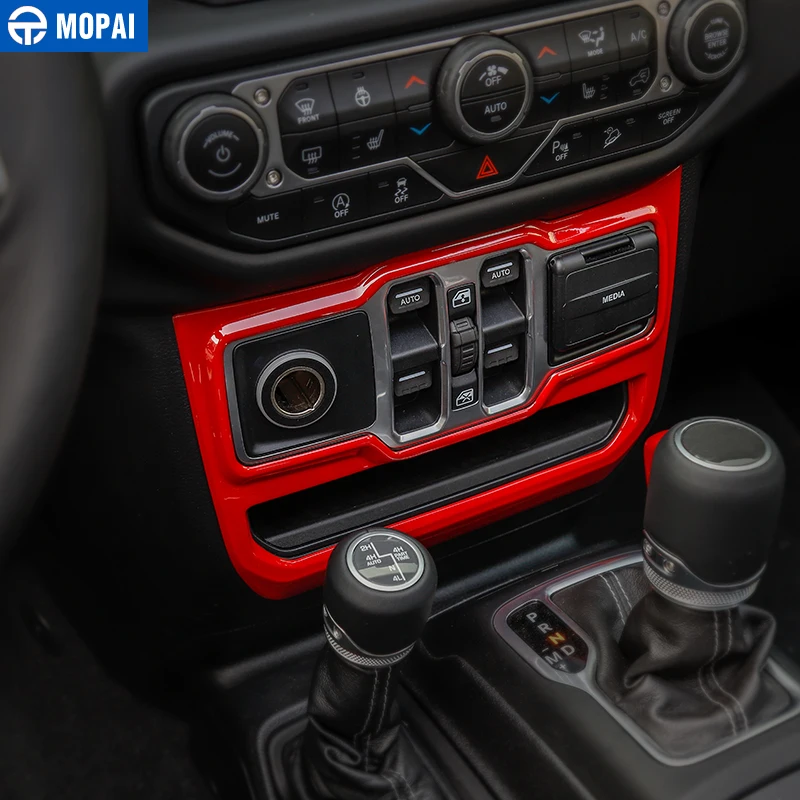 MOPAI набор для украшения интерьера приборной панели автомобиля наклейки Jeep Wrangler JL