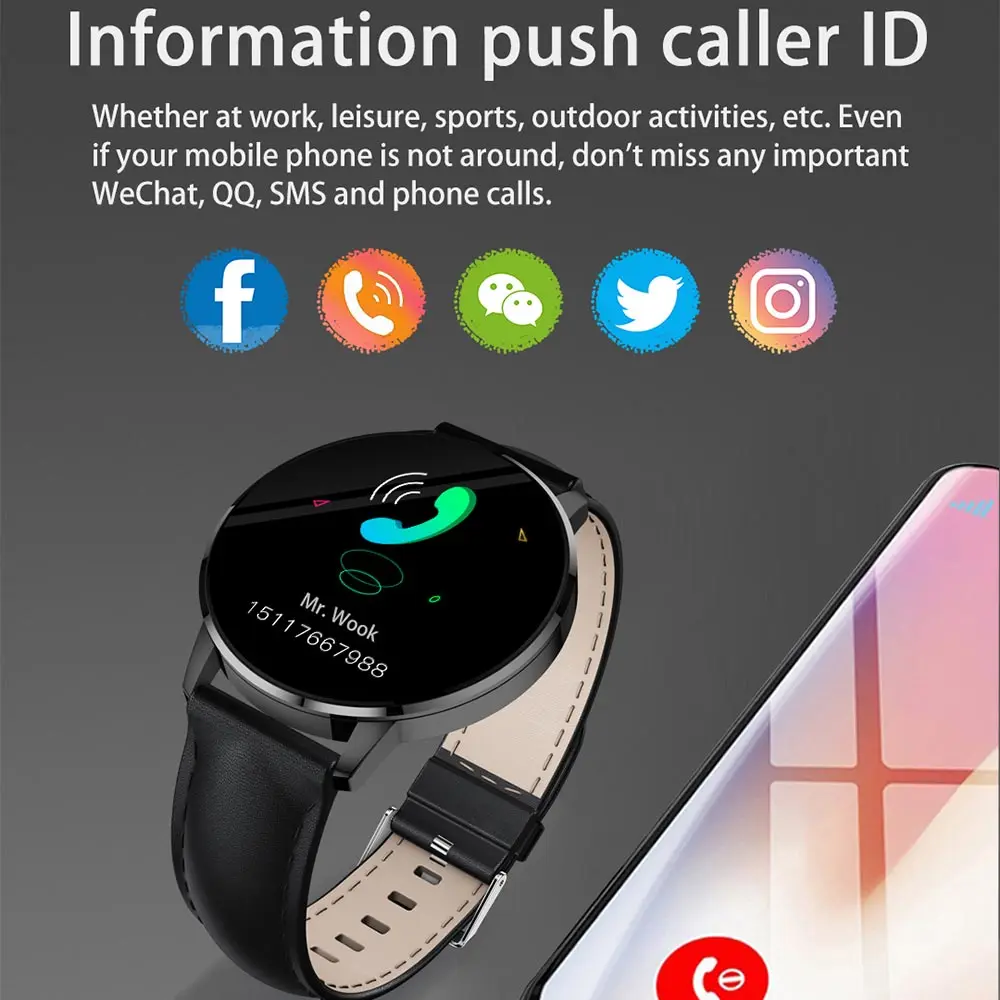 OUKITEL W3 Водонепроницаемый 1 3 дюйма Смарт часы мониторинга сердечного ритма