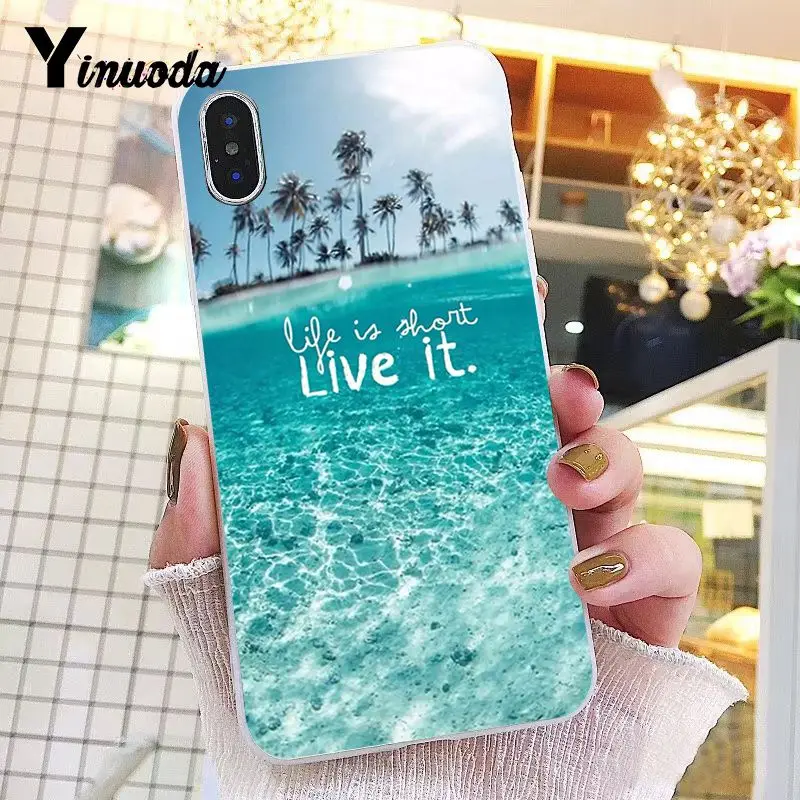 Yinuoda океан море декоративный пейзаж Новинка чехол для телефона Fundas чехол для iPhone 6 S 6 plus 7 7 plus 8 8 Plus X Xs MAX 5 5S XR