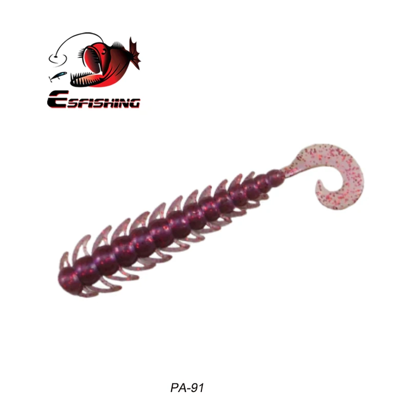ESFISHING новые рыболовные приманки морские 70 мм 2,8 г 12 шт. рок Bugsy мягкие приманки снасти Рок Рыбалка Спиннер приманка на карпа воблер - Цвет: PA91