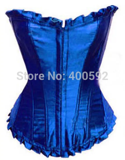 Free Shipping Sexy Purple Satin Corset Mature Lady Sex | Женская одежда