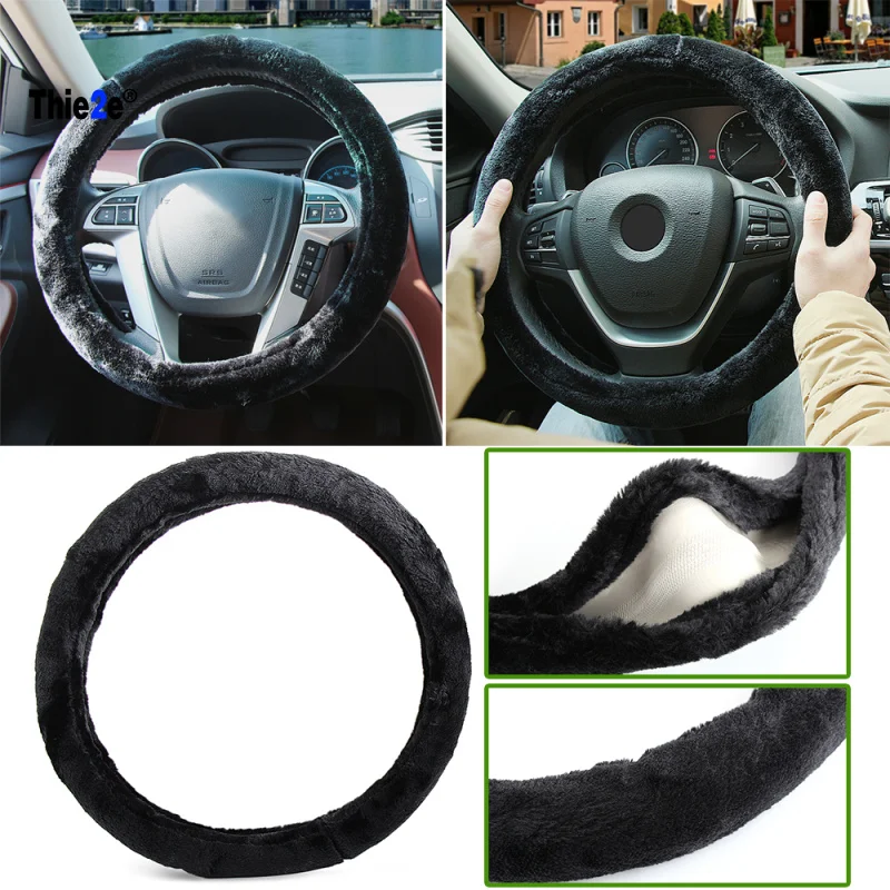 Автомобильный силиконовый/плюшевый чехол на руль для AUDI S line A4 A3 A6 C5 Q7 Q5 A1 A5 80 TT A8 Q3 A7