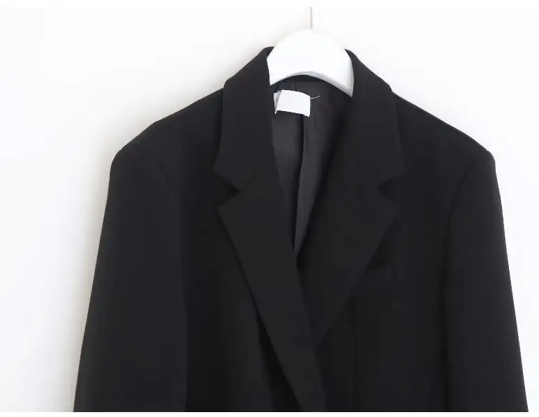 Solid color tie small suit new fashion OL temperament commuter suit jacket female loose waist women blazers and jackets