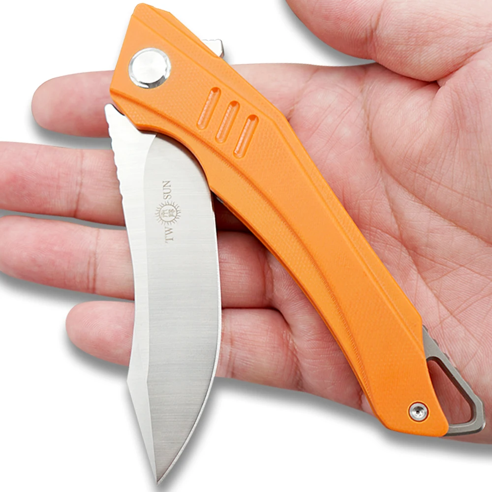 Складной карманный нож twotwine G10 D2 быстрооткрываемый тактический ножи для