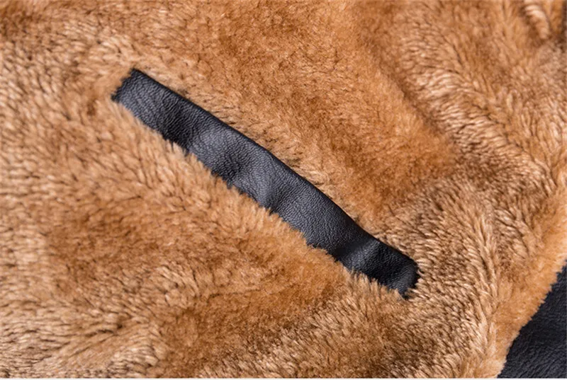 

MORUANCLE Mens Winter Warm Biker Leather Jacket Fleece Lined Thick Thermal Faux Leather Motorcycle Jackets And Coats