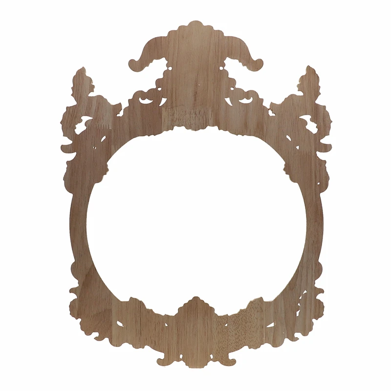 VZLX резьба по дереву угловая наклейка деревянная аппликация рама настенная дверь