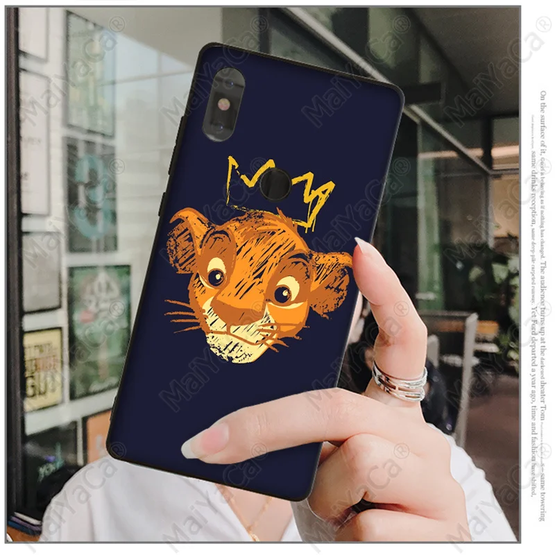 A12 MaiYaCa Король Лев Pumba Hakuna Matata мягкий силиконовый черный чехол для телефона для Xiaomi mi Note 3 6 8 8SE mi X 2 2S Red mi 5 Plus Note 5 - Цвет: A12