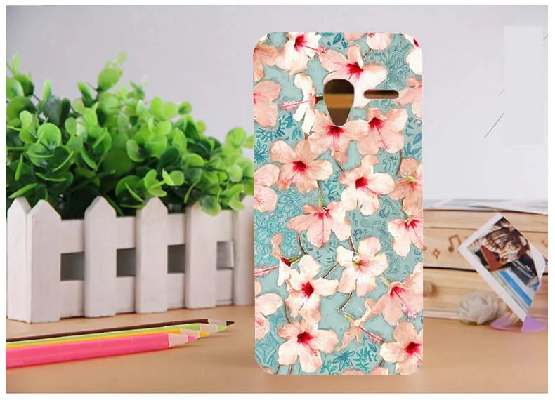 Чехол для Alcatel One Touch Pixi 3 4 дюйма OT 4013X 4013D 4050X чехол с подставкой и узорами
