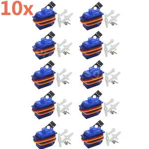 10 шт. SG-50 MiniMicro Digital Servo Motor для радиоуправляемых автомобилей, вертолетов, самолетов, лодок Trex SG50