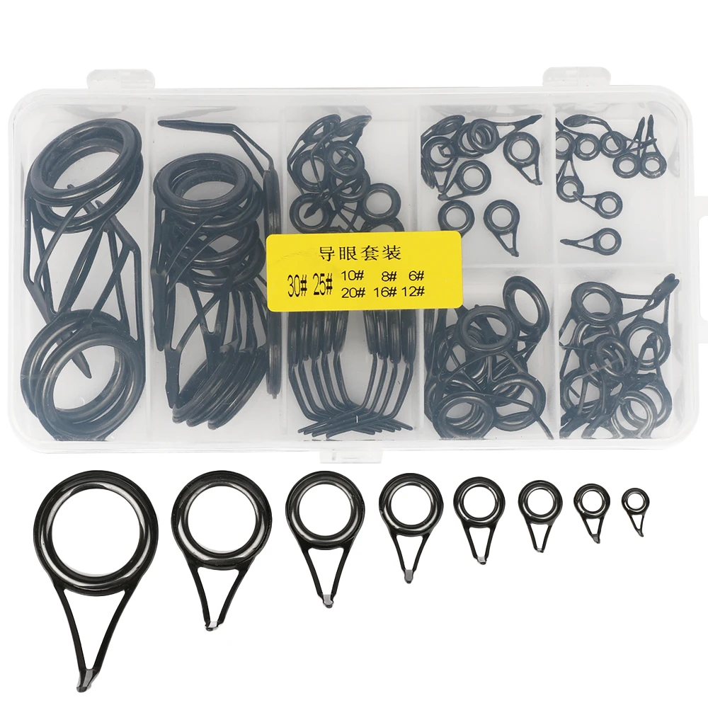 Набор направляющих Goture из нержавеющей стали для морской рыбалки 75 шт.|rod accessories|guide