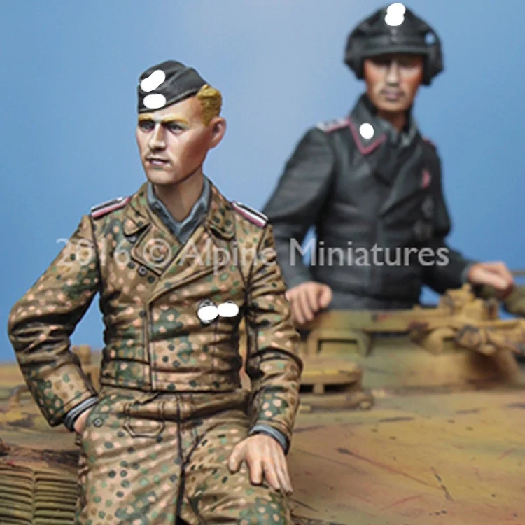 Набор команды тигра 1/35 модель солдата GK из смолы военная тема Второй мировой