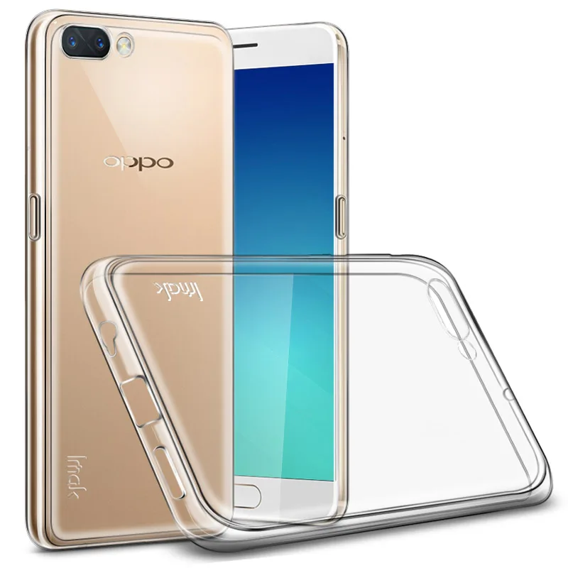 Для OPPO R11 чехол IMAK Супер-тонкий stealth soft ясно ТПУ для телефона плюс бампера + Экран