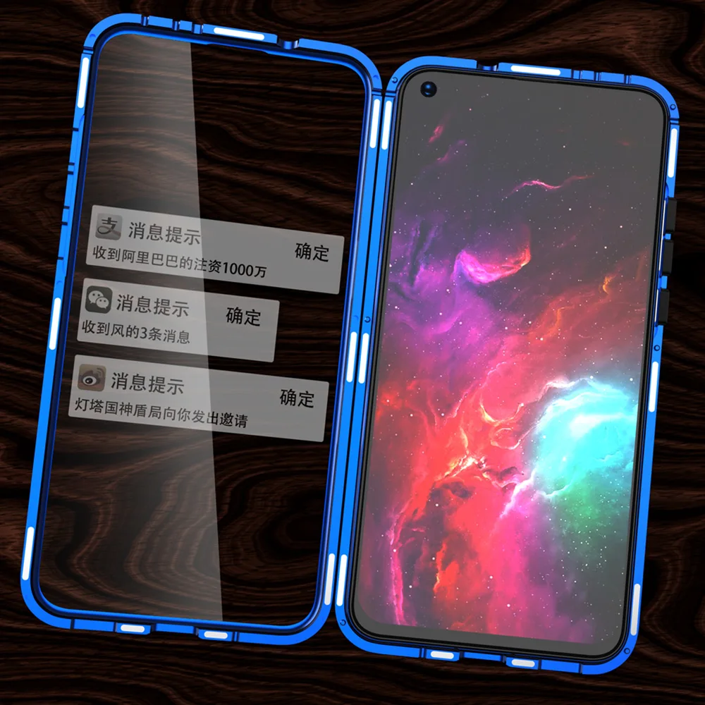 Магнитный чехол из закаленного стекла для Huawei Honor View 20 V20 6 4 дюйма полностью