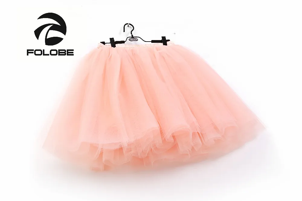 FOLOBE/ПЕРСИКОВО розовая балетная юбка пачка из фатина для женщин и взрослых Юбка с