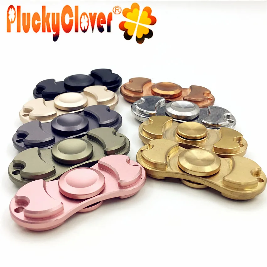 1 шт. латунный/алюминиевый/медный Спиннер металлический ручной с двумя