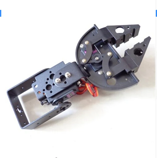 1Set Robot Clamp Gripper Bracket Servo Mount Mechanical Claw Arm Kit for MG995 MG996 SG5010 Newest Version F17310