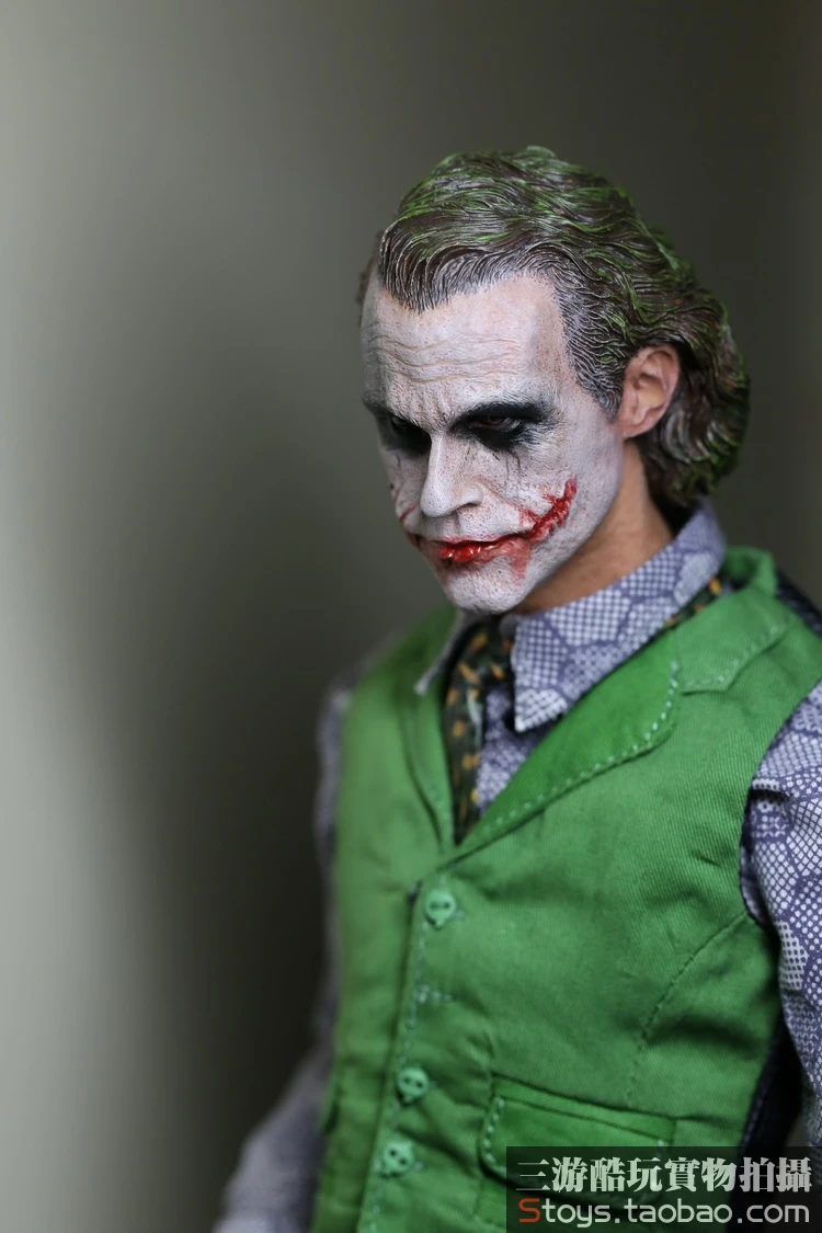 Аксессуары для мужских фигурок: Бэтмен Джокер хит Ledger резьба по форме головы 12