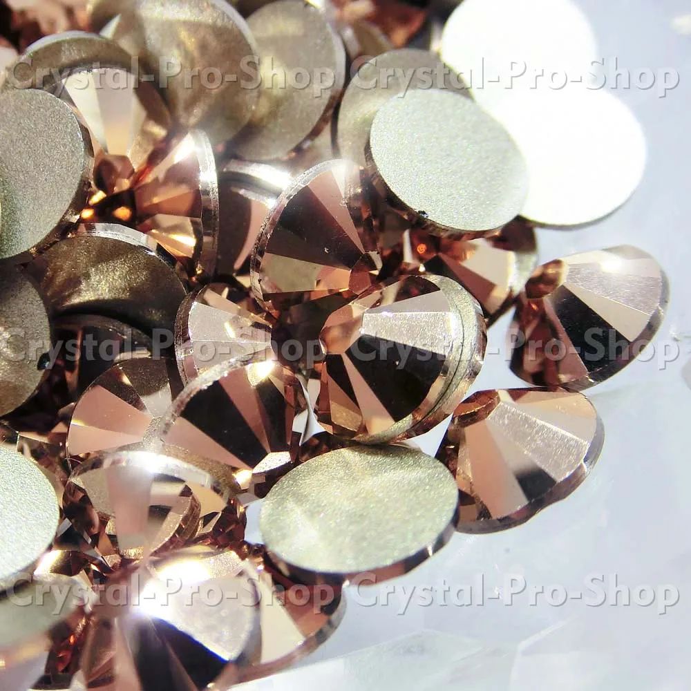 Элементы Swarovski розовое золото (ROGL) (без горячей фиксации/горячей фиксации) железо