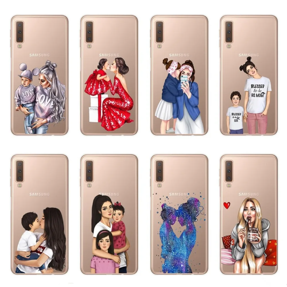 Чехол из ТПУ для Samsung Galaxy A10 A20 A30 A40 A50 A60 A70 A80 A6 A8 Plus A7 A9 2018|Бамперы| |