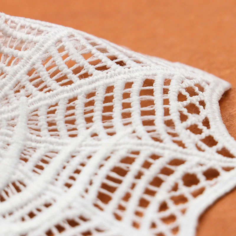 1 шт. кружевной воротник Хэллоуин белая паутина Венецианская Кружевная