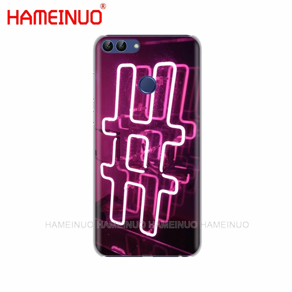 HAMEINUO Чехол для мобильного телефона с неоновым рисунком huawei Honor Y5 7C Y625 Y635 Y6 Y7 Y9 2017 2018