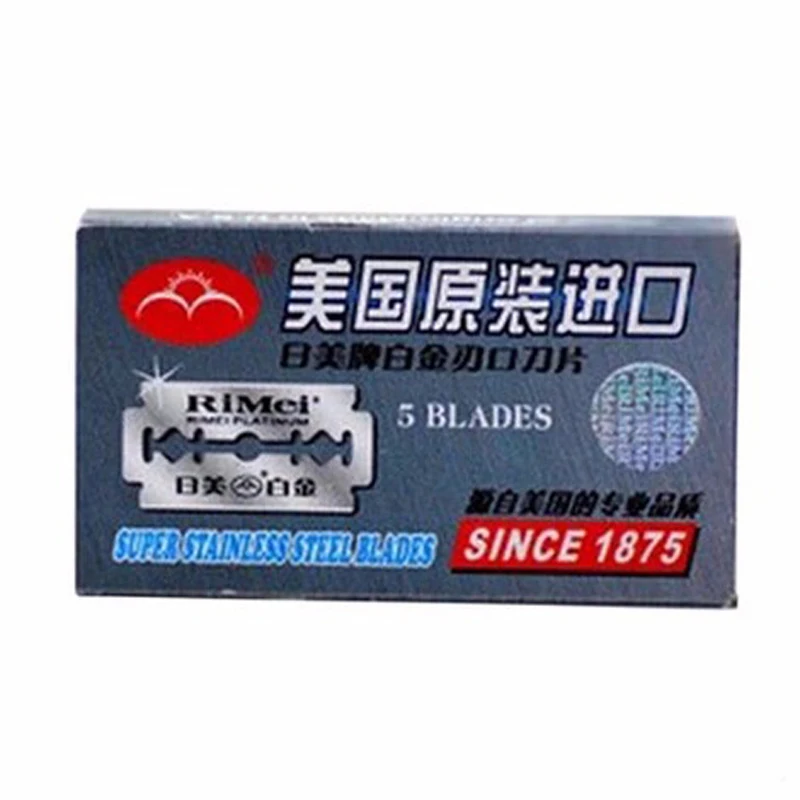 

Лезвия для бритвы RiMei, 5 шт./упак., 1 упаковка